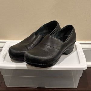 Danskos Black Clogs